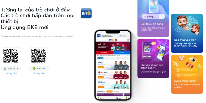 Cách tải app BK8 đơn giản trên hai hệ điều hành